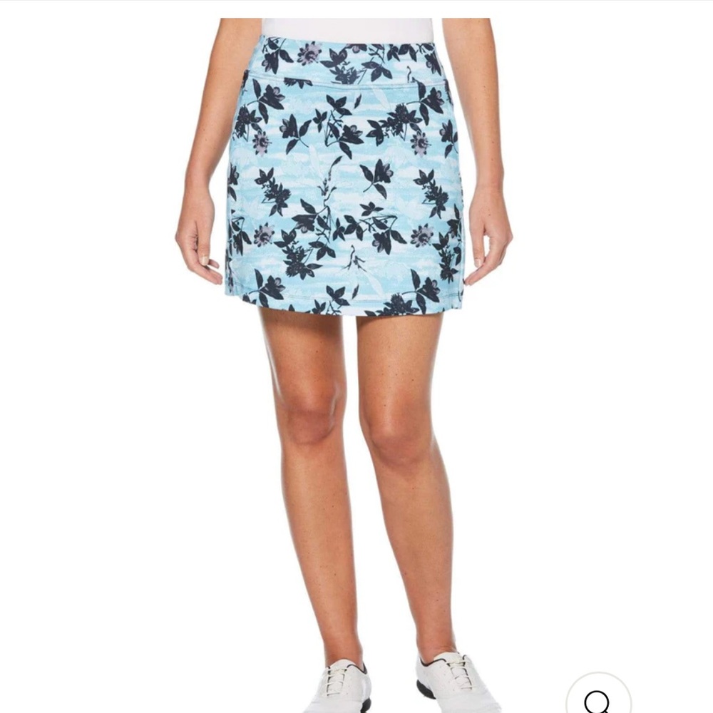 Callaway Women’s Blue Floral Print Golf Skort Sz M - Picture 3 of 7